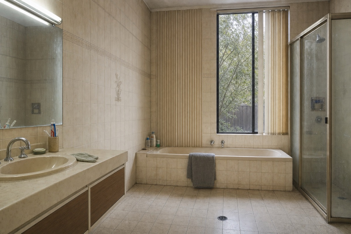 Before — signature bathroom transformation
