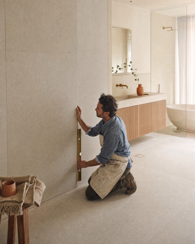 Panadium tradesperson at work on a Sydney renovation